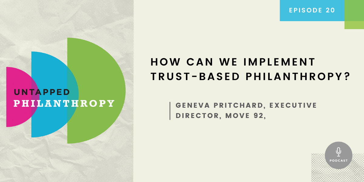 How can we implement trust-based philanthropy? Podcast thumbnail